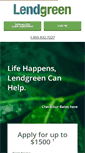 Mobile Screenshot of lendgreen.com